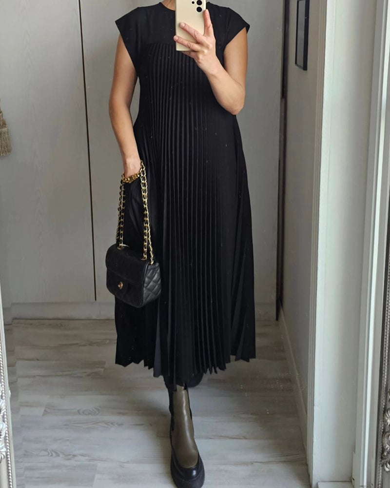 Grace | Mühelos Elegantes Plisseekleid
