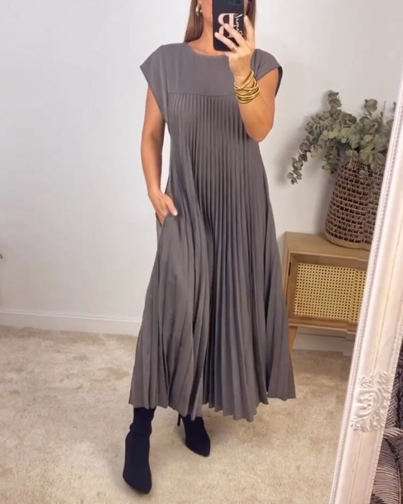 Grace | Mühelos Elegantes Plisseekleid