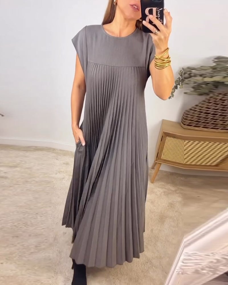 Grace | Mühelos Elegantes Plisseekleid