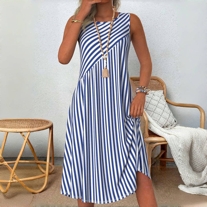 Heliane | Lässiges gestreiftes Sommerkleid
