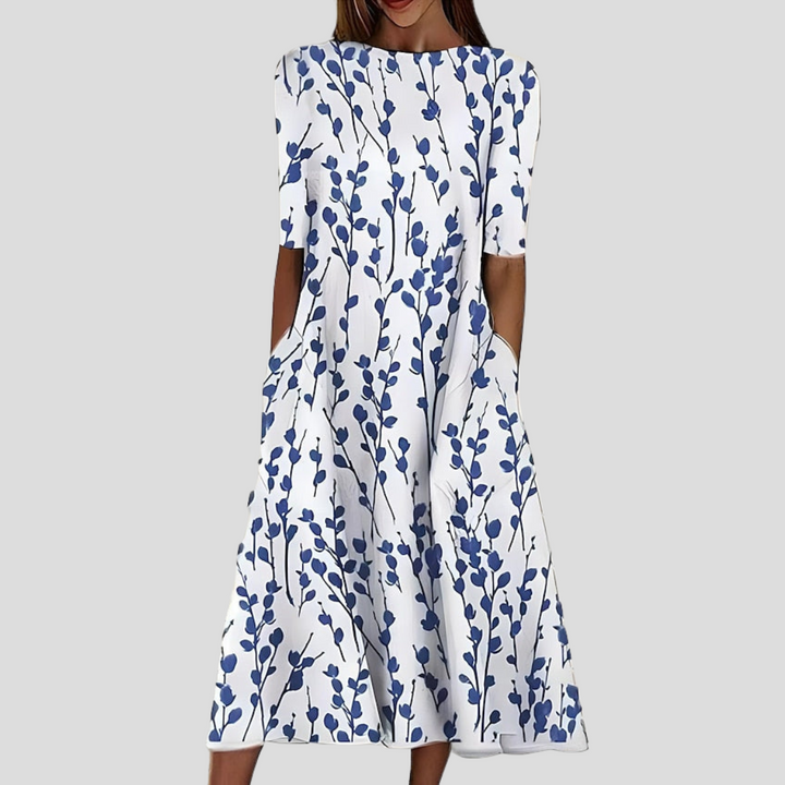 Selia | Lässiges Kleid mit Blumenmuster