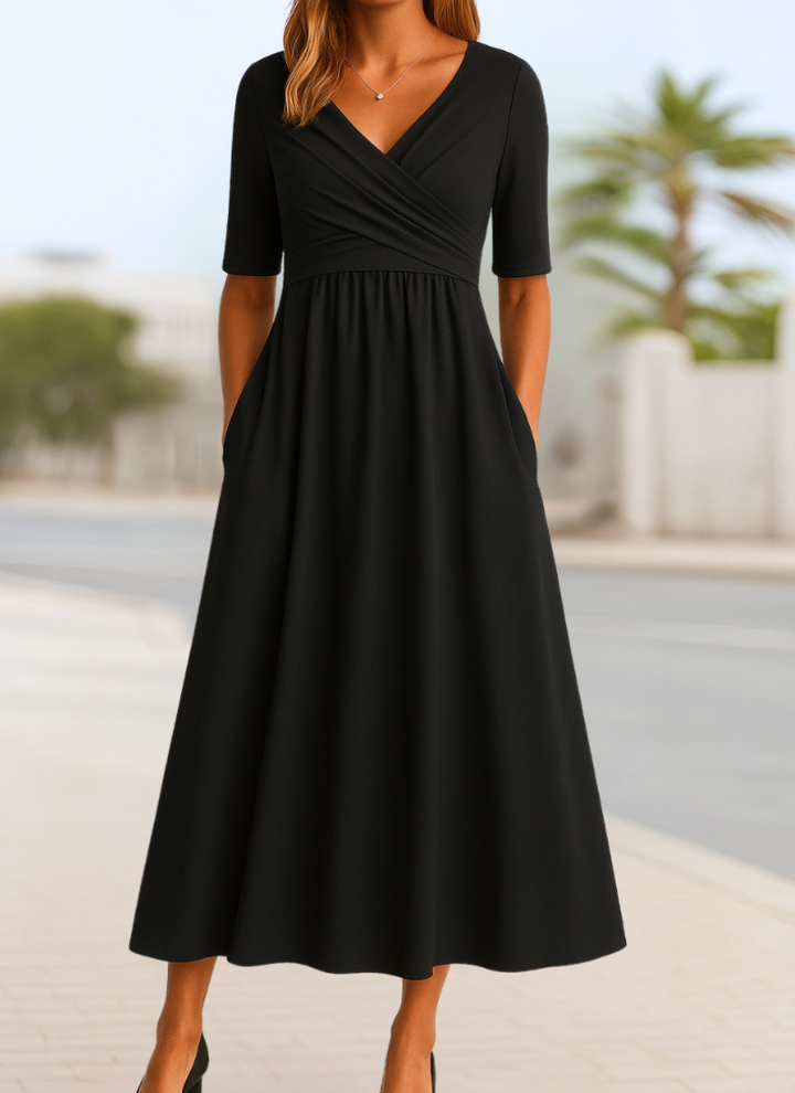Monica | Stilvolles Crossover-Kleid