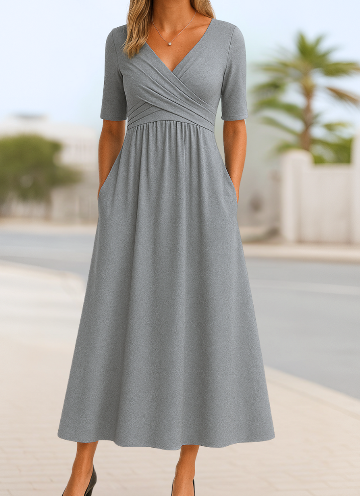Monica | Stilvolles Crossover-Kleid
