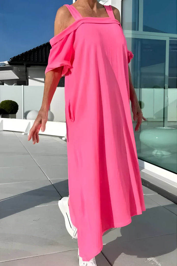 Vasha │ Schulterfreies Sommerkleid