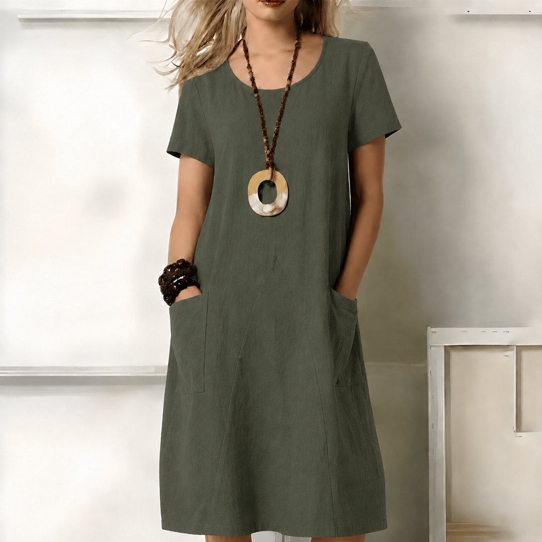 Marga | Modernes Boho-Midikleid