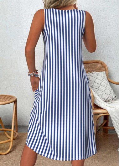 Heliane | Lässiges gestreiftes Sommerkleid
