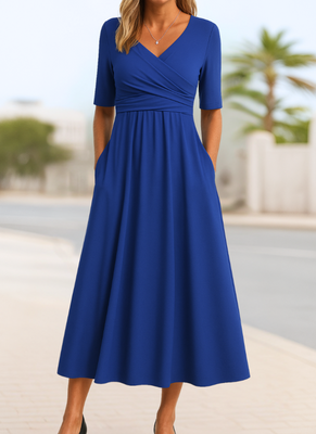 Monica | Stilvolles Crossover-Kleid