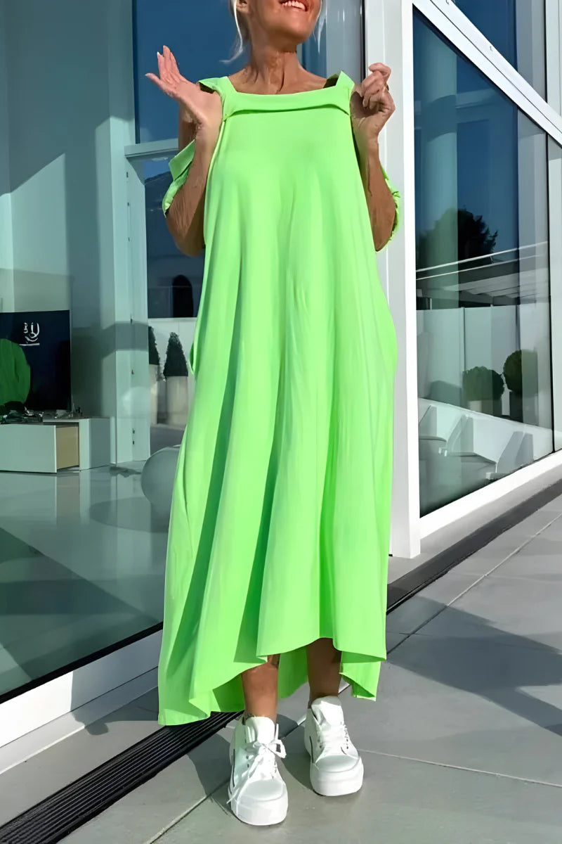 Vasha │ Schulterfreies Sommerkleid