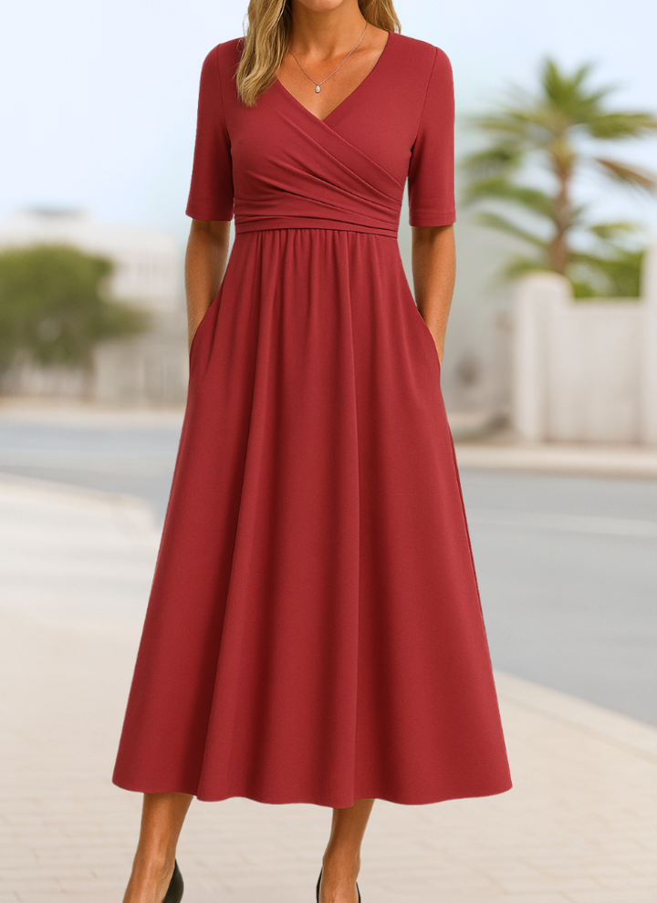 Monica | Stilvolles Crossover-Kleid