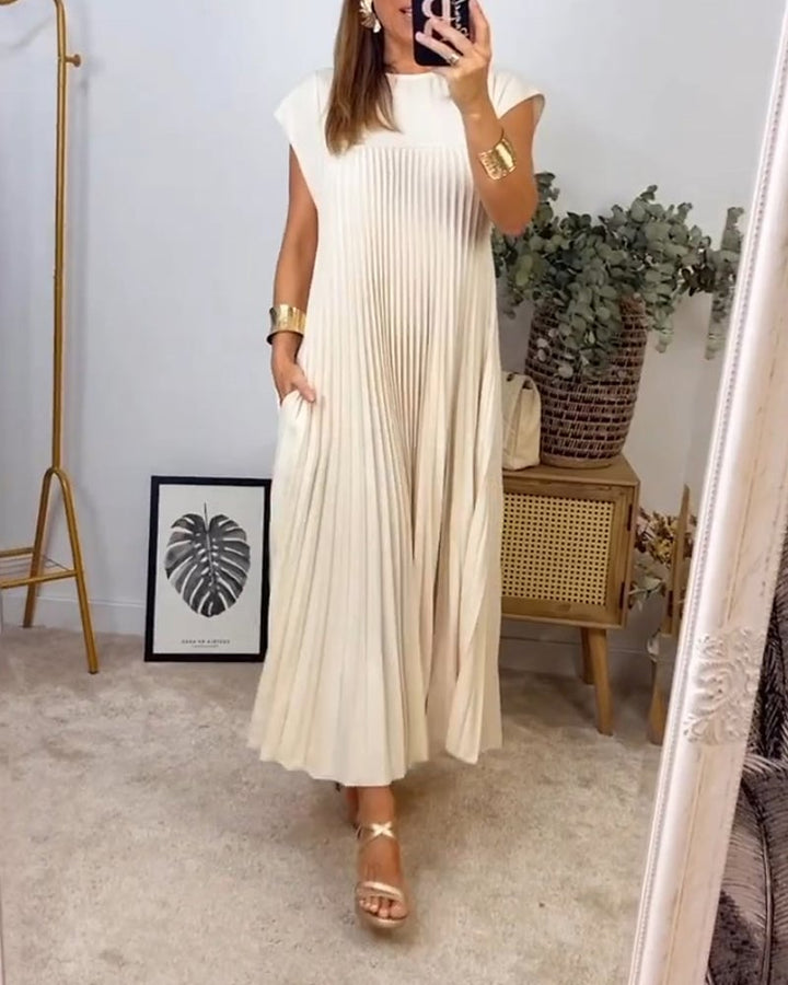 Grace | Mühelos Elegantes Plisseekleid