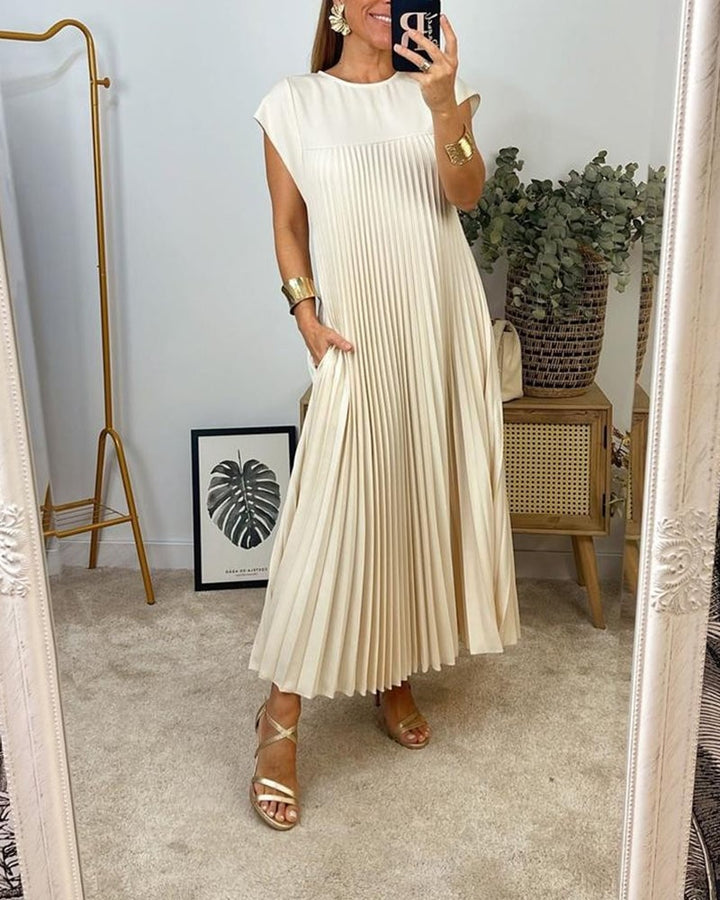 Grace | Mühelos Elegantes Plisseekleid
