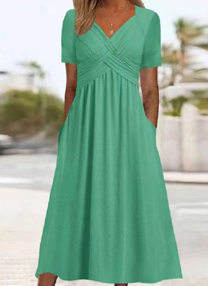 Monica | Stilvolles Crossover-Kleid