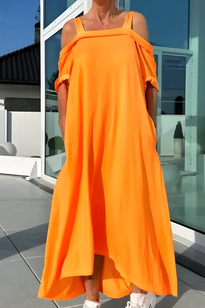 Vasha │ Schulterfreies Sommerkleid