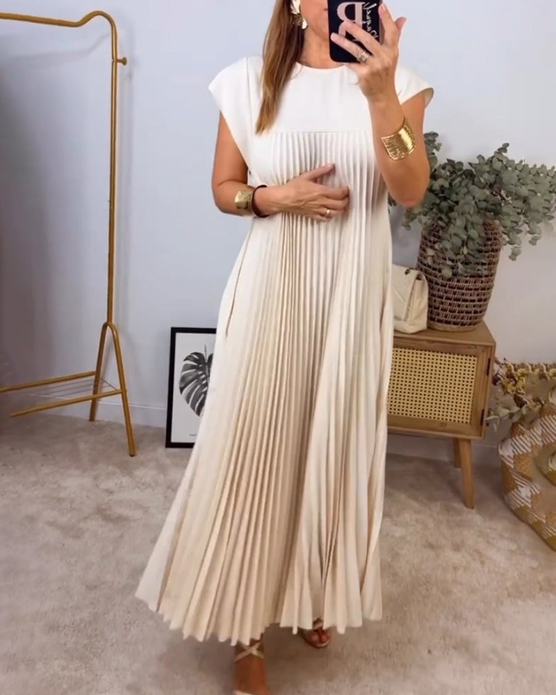 Grace | Mühelos Elegantes Plisseekleid