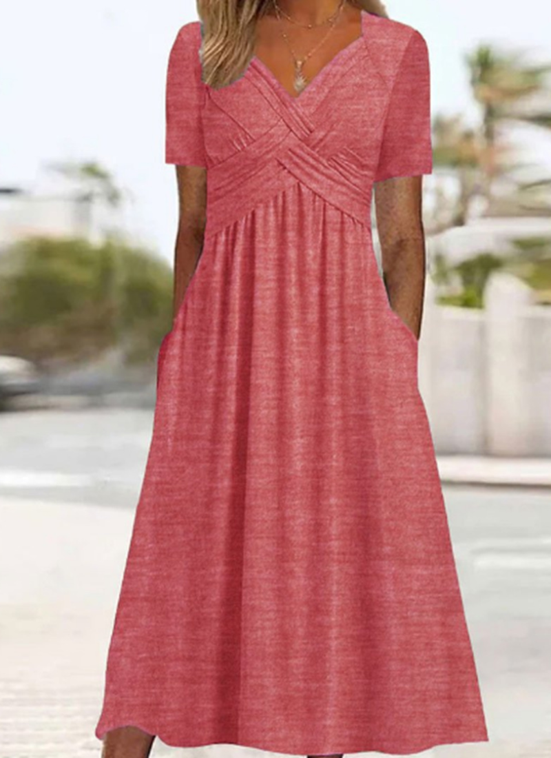 Monica | Stilvolles Crossover-Kleid