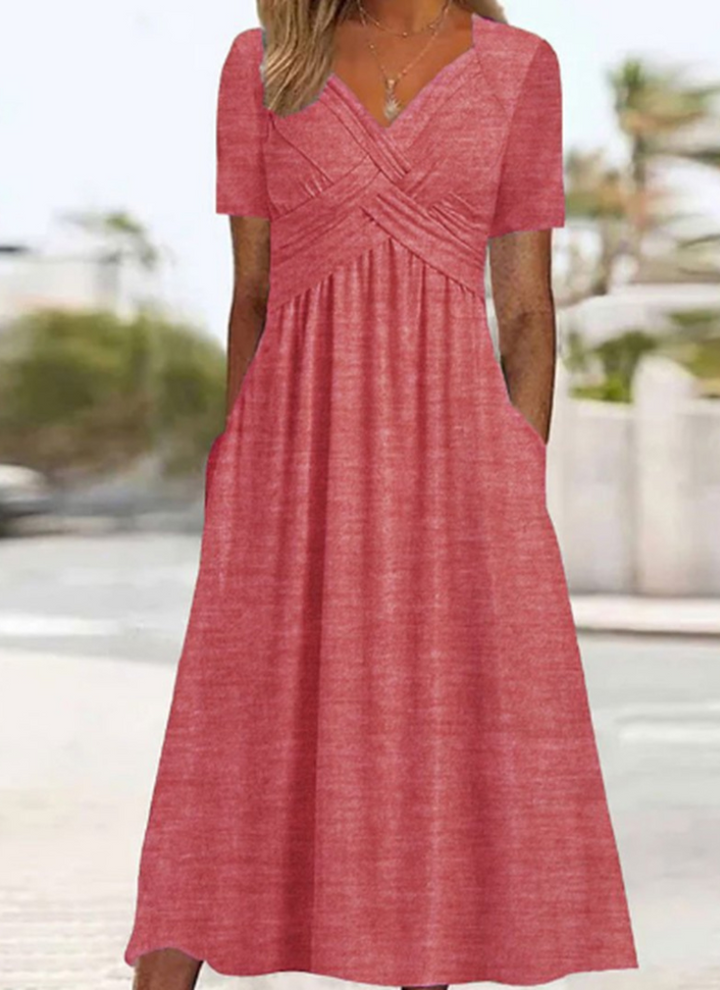 Monica | Stilvolles Crossover-Kleid
