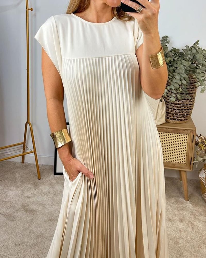 Grace | Mühelos Elegantes Plisseekleid