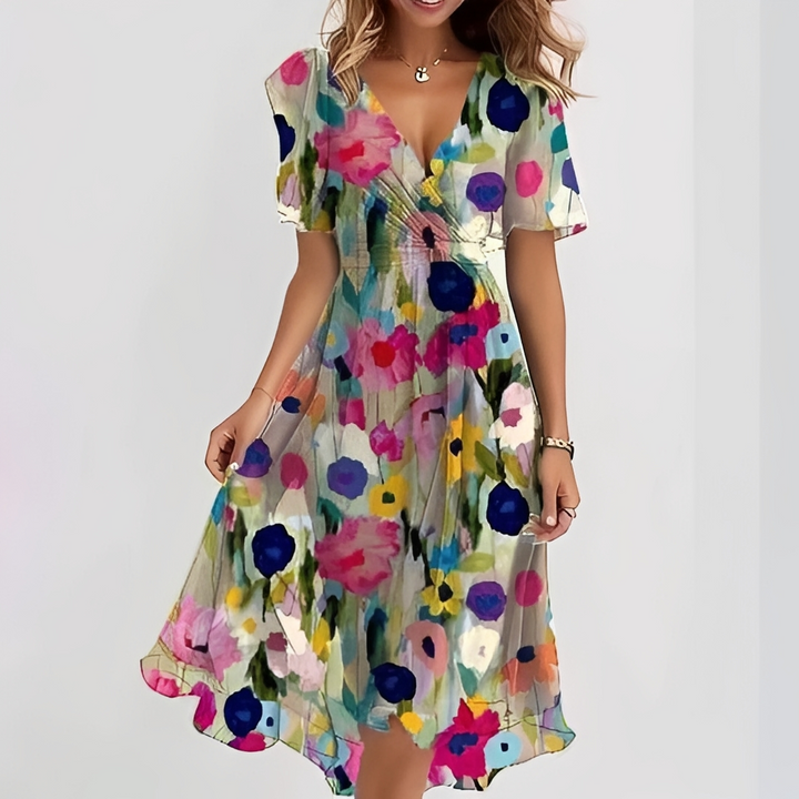 Mina │ Minimalistisches, fließendes Kleid