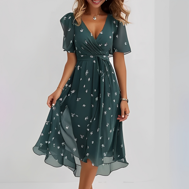 Mina │ Minimalistisches, fließendes Kleid