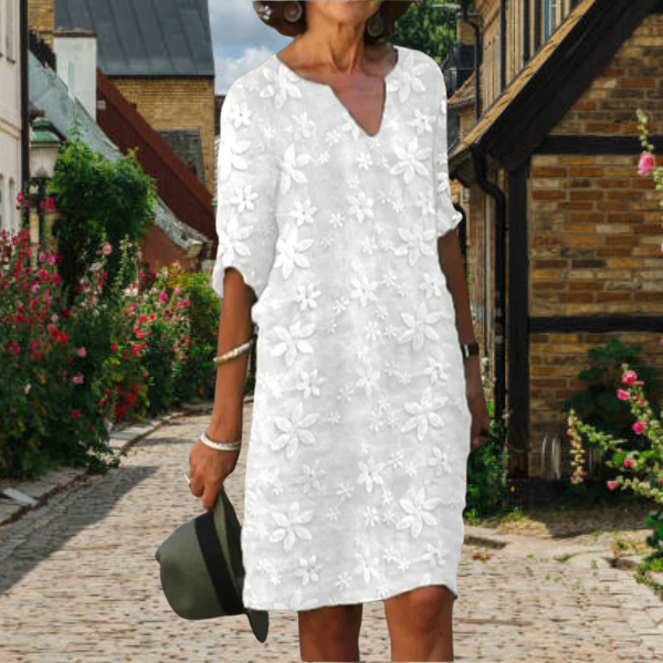 Emma | Lässiges Blumenkleid