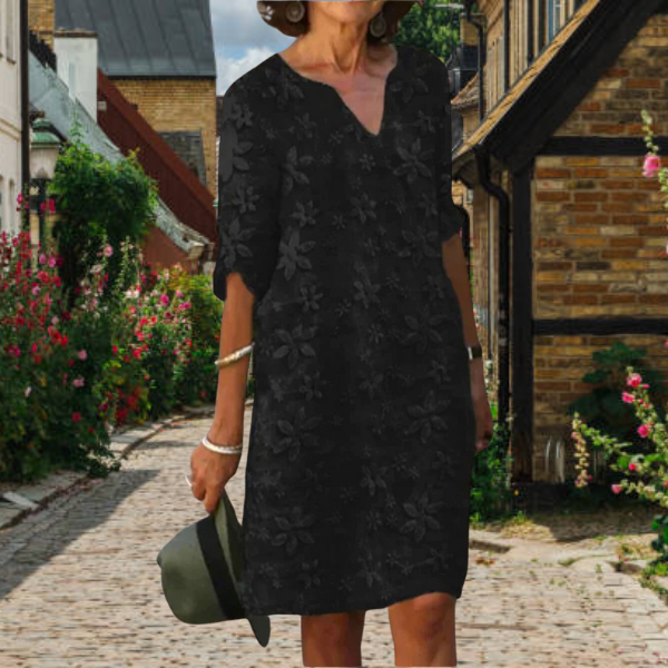 Emma | Lässiges Blumenkleid