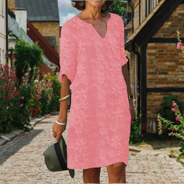Emma | Lässiges Blumenkleid