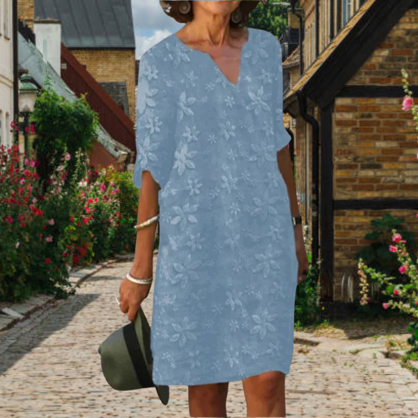 Emma | Lässiges Blumenkleid