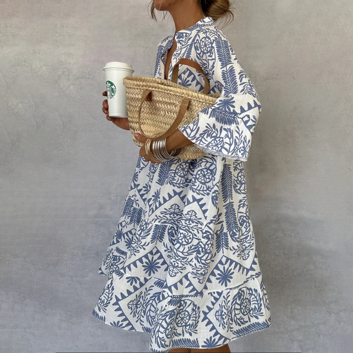 Adelia | Stilvolles Boho-Midikleid