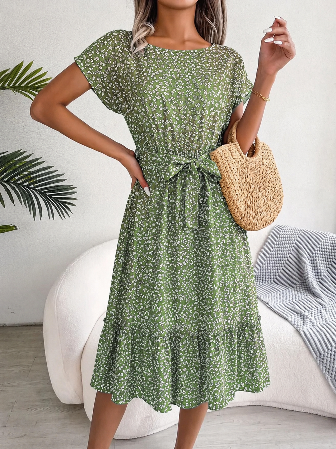 Brianna | Elegantes und lässiges Plisseekleid