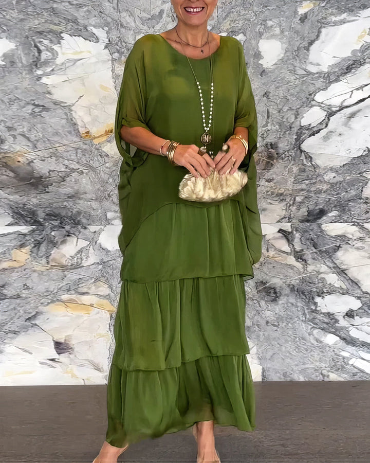 Vittoria | Göttliches Rüschen Maxikleid
