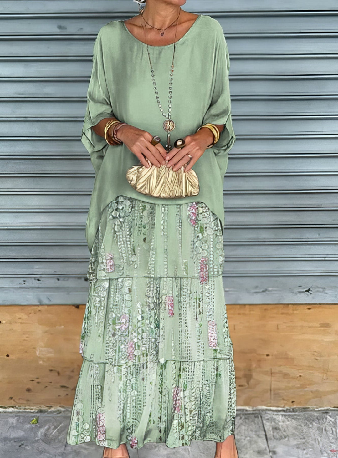 Vittoria | Göttliches Rüschen Maxikleid