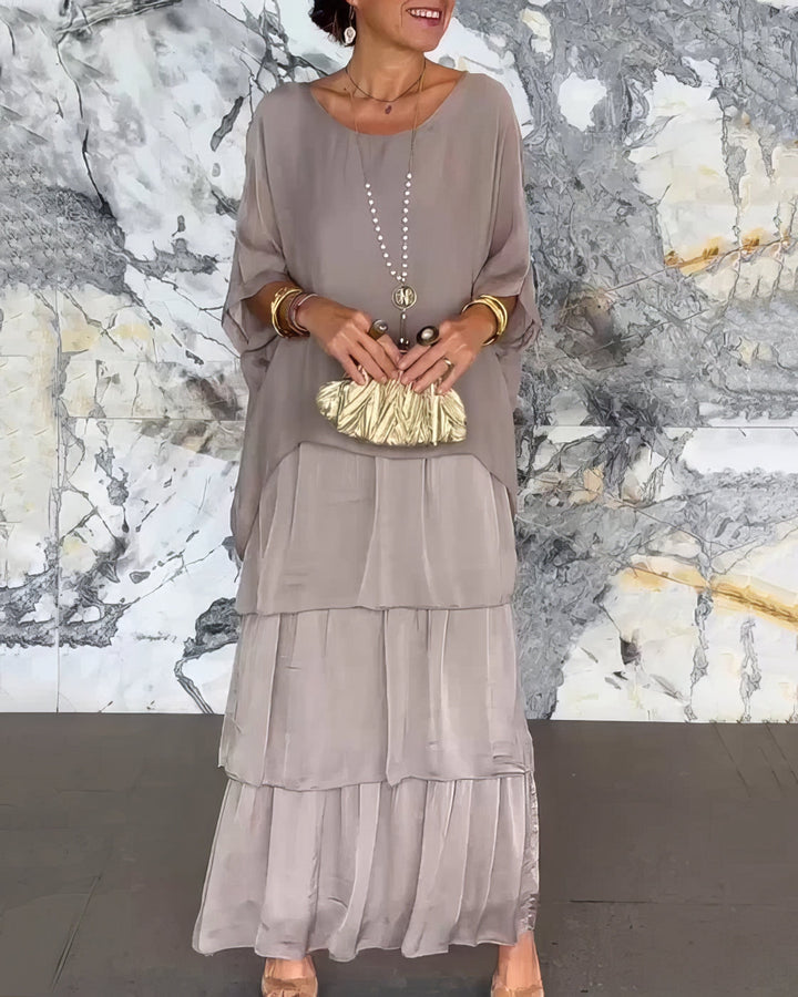 Vittoria | Göttliches Rüschen Maxikleid