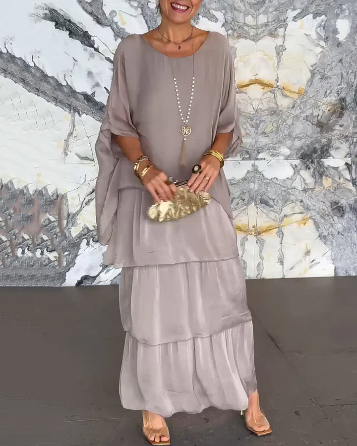 Vittoria | Göttliches Rüschen Maxikleid