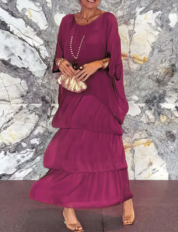 Vittoria | Göttliches Rüschen Maxikleid