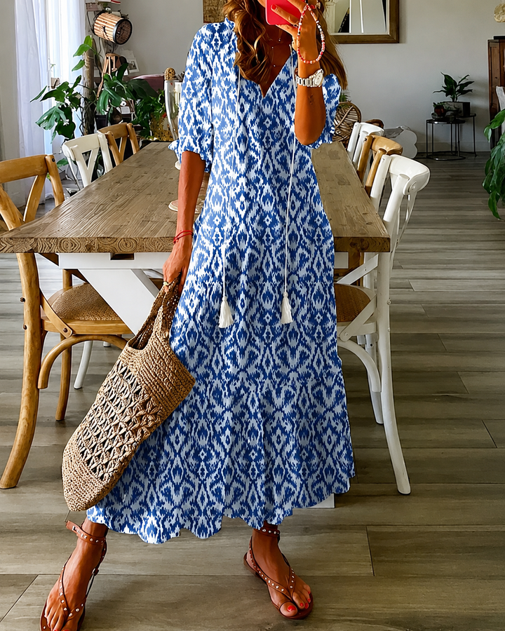 LUNA | BOHO MIDI-KLEID FÜR EINEN UNGEZWUNGENEN LOOK