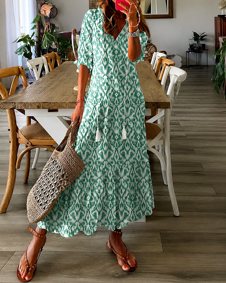 LUNA | BOHO MIDI-KLEID FÜR EINEN UNGEZWUNGENEN LOOK