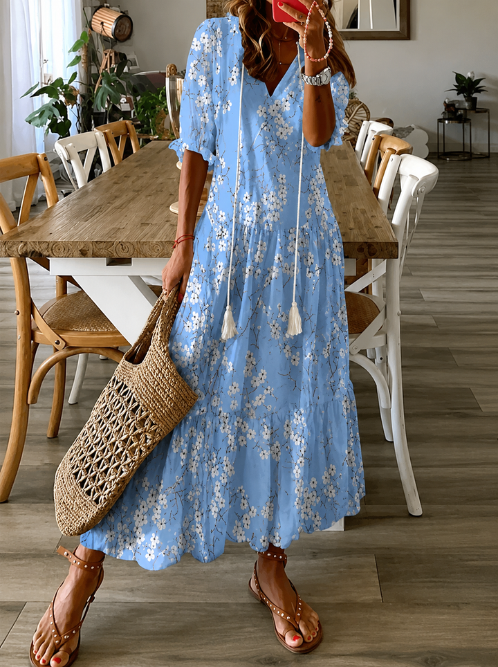 LUNA | BOHO MIDI-KLEID FÜR EINEN UNGEZWUNGENEN LOOK