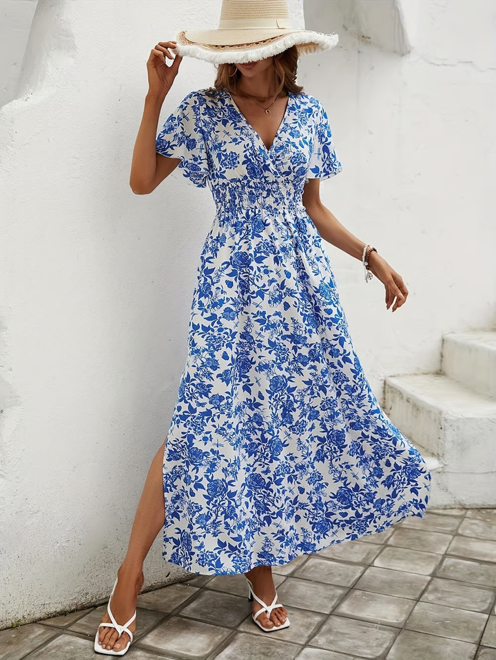 Carol | Elegantes Blumenkleid