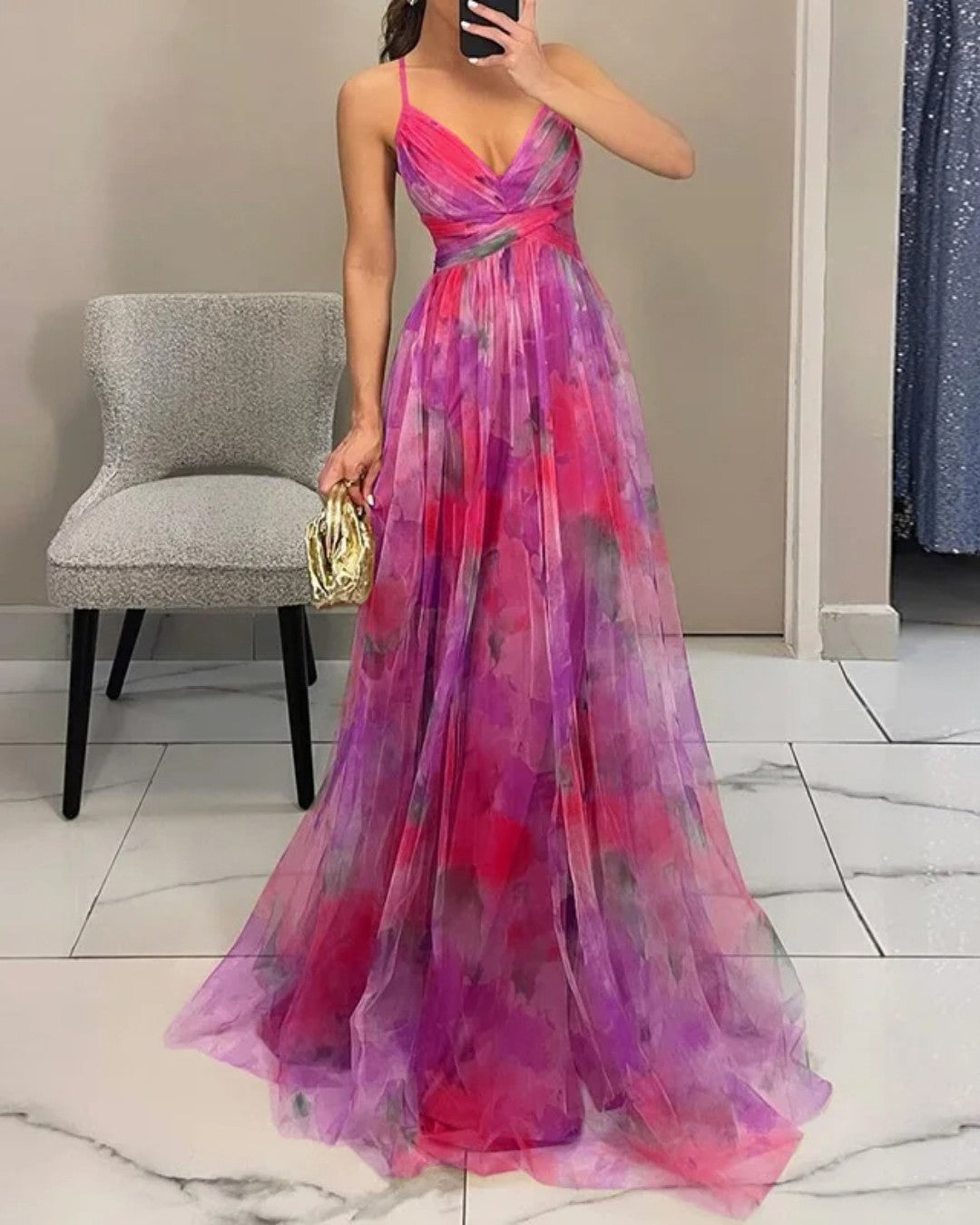 Katrina | Stilvolles Abend-Maxikleid
