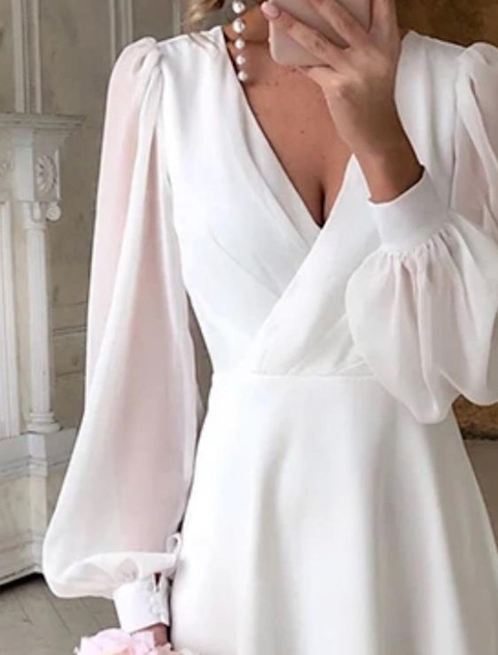 Birgitte │ Weißes Hochzeitskleid