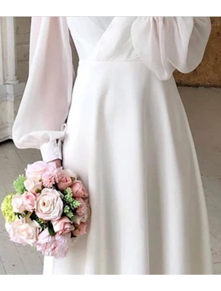 Birgitte │ Weißes Hochzeitskleid