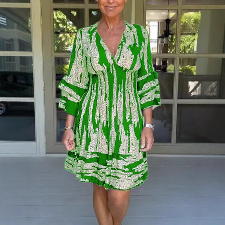 Liena │ Lässiges gemustertes Kleid