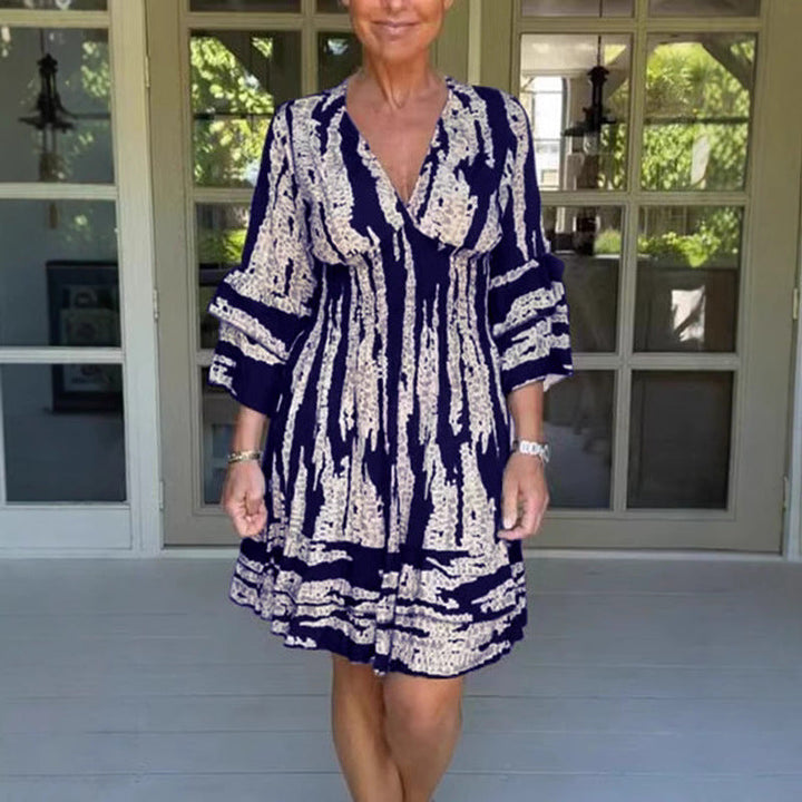 Liena │ Lässiges gemustertes Kleid