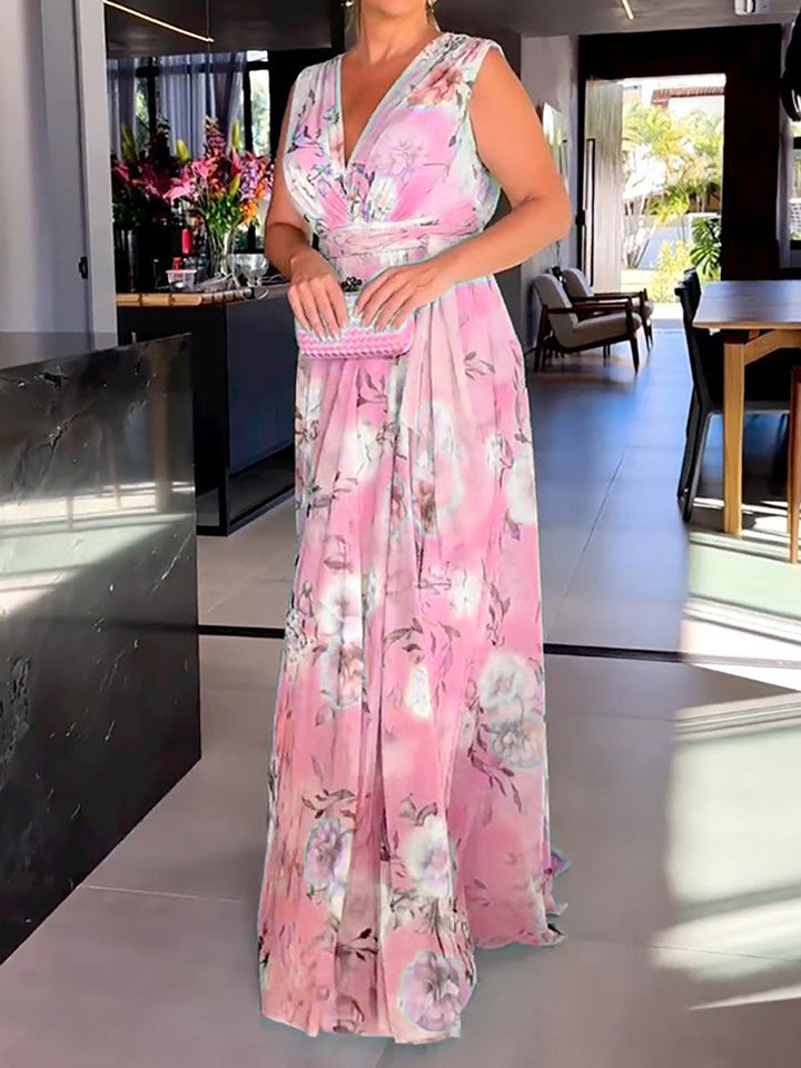 Helena │ Ärmelloses Maxi-Kleid