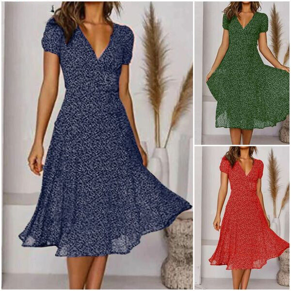 Estrella | Trendiges, lässiges Kleid mit V-Ausschnitt