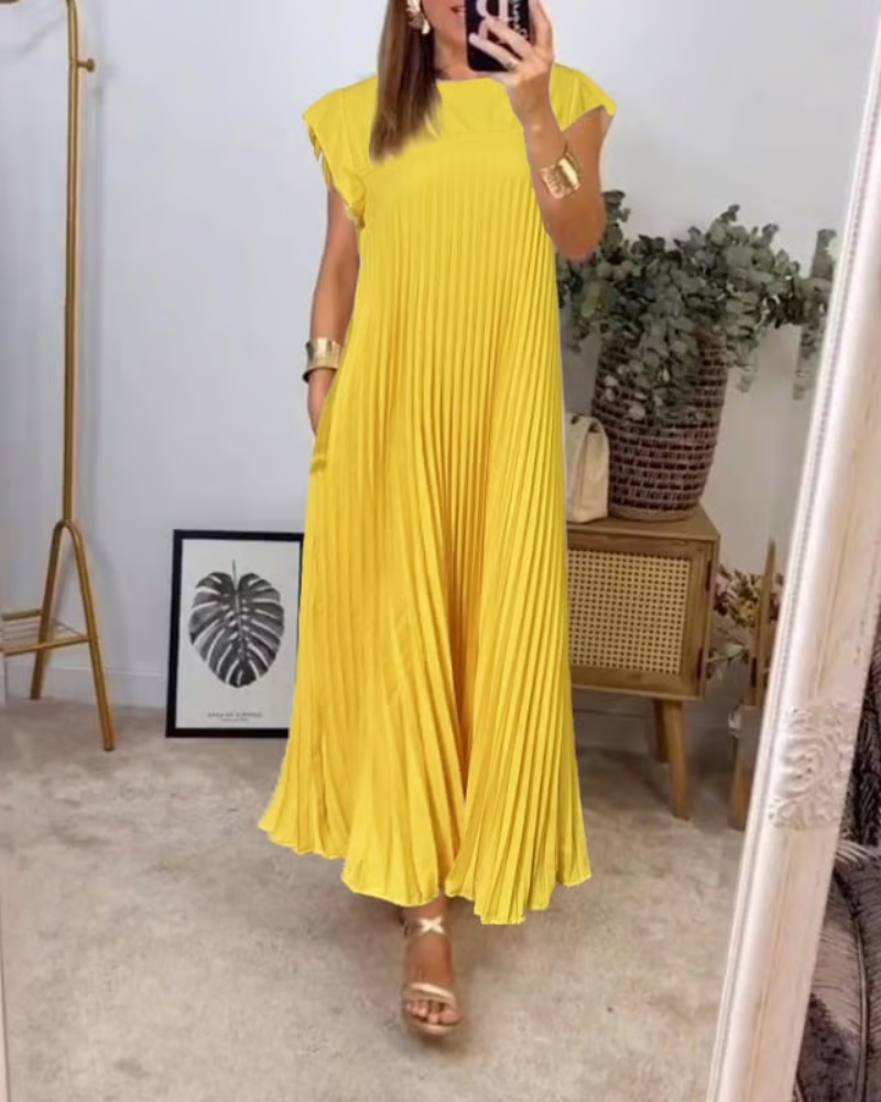 Grace | Mühelos Elegantes Plisseekleid