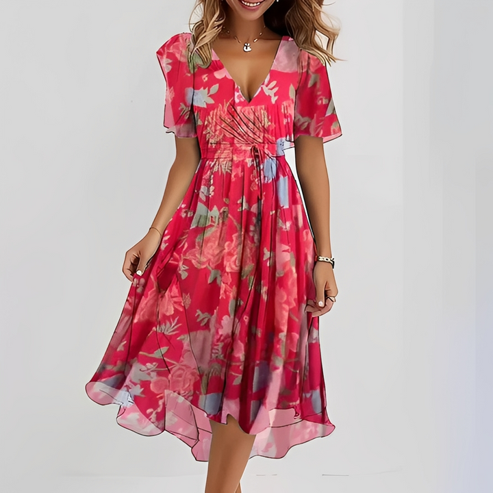 Mina │ Minimalistisches, fließendes Kleid