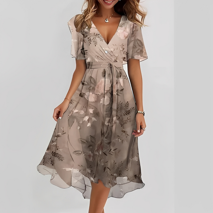 Mina │ Minimalistisches, fließendes Kleid