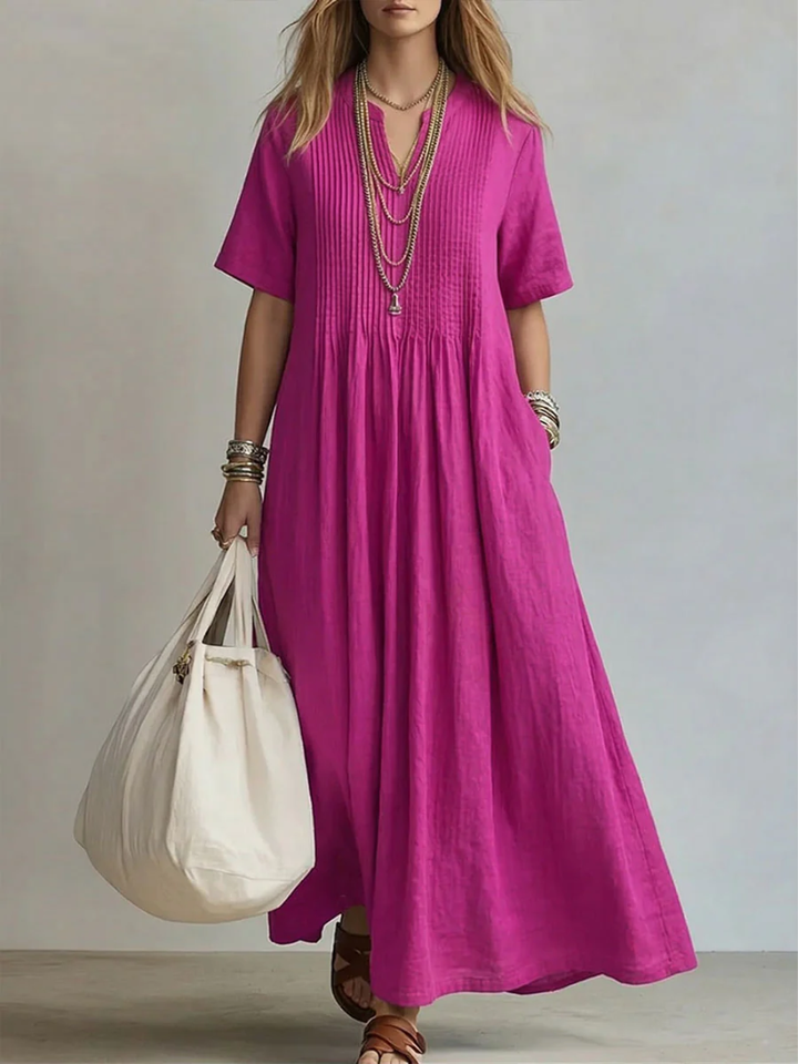Betsie │ Elegantes Kleid mit V-Ausschnitt