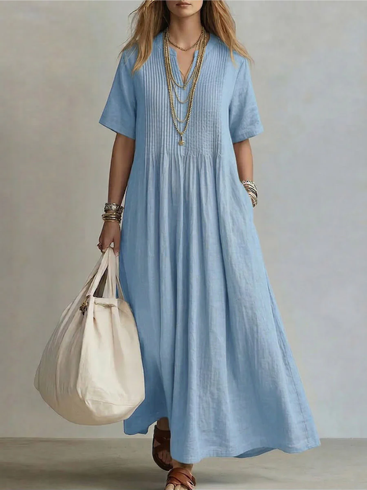 Betsie │ Elegantes Kleid mit V-Ausschnitt